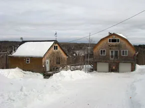 Photos of hunting cabins at Outdoorsman Lodging in Patten, ME