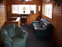 outdoorsman lodging, patten me - picture of kitchen