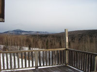 outdoorsman lodging, patten me - view or mount chase from wraparound porch